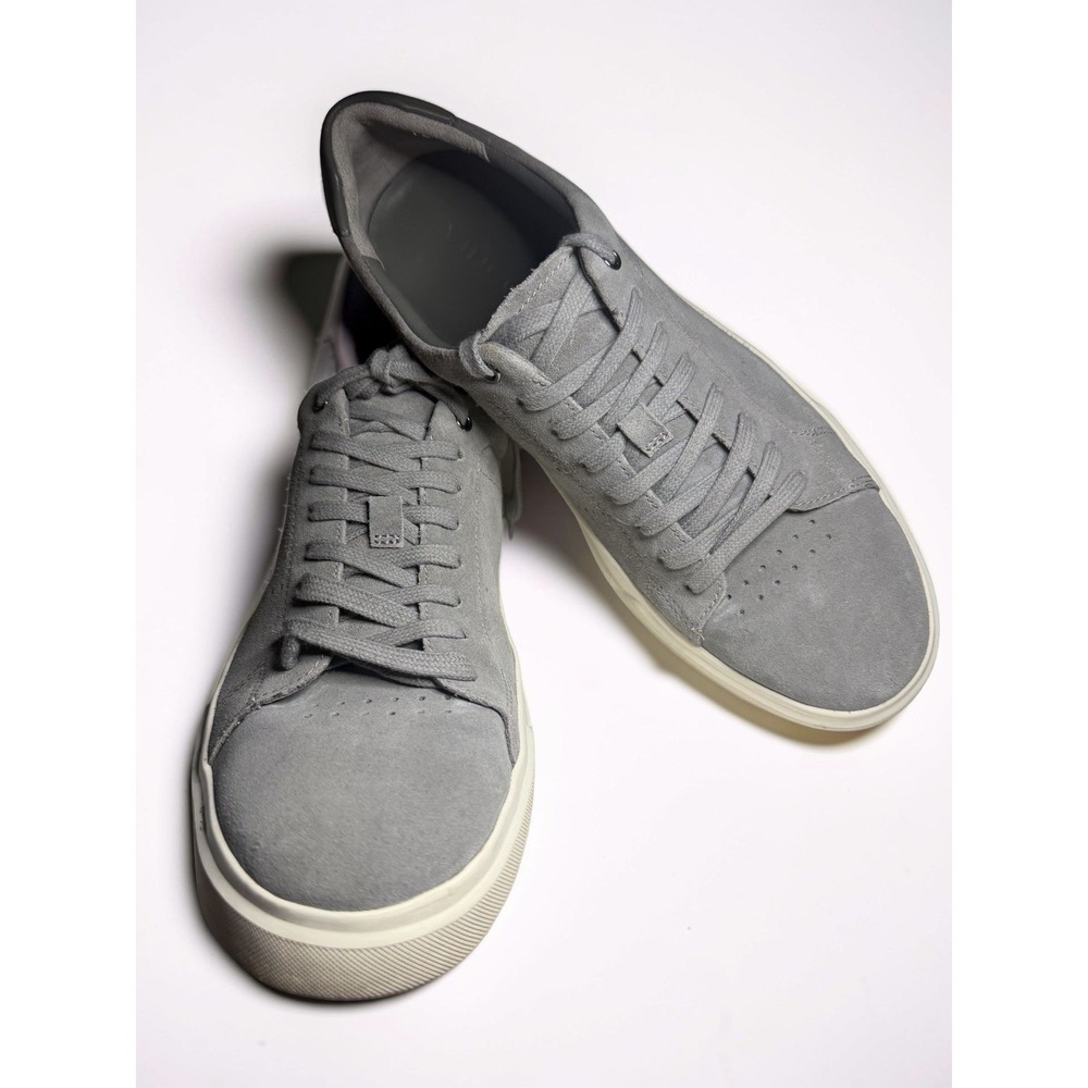VINCE Brady-B Men's Size 8.5 Suede Gray (Smoke SU) Sneakers EUC - Picture 3 of 10